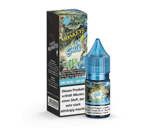Twelve Monkeys - Iced - Zen - Nikotinsalz Liquid 20 mg/ml
