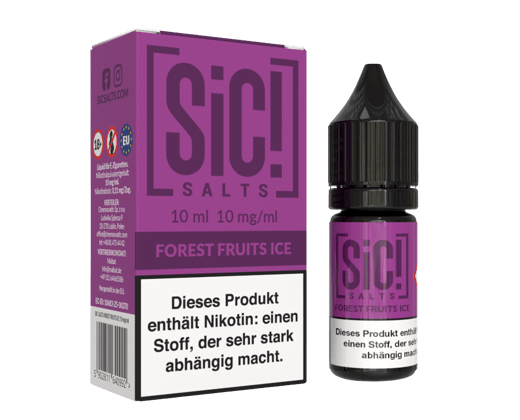 SiC! Salts - Forest Fruits Ice - Nikotinsalz Liquid 10 mg/ml