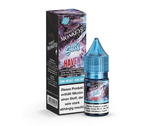 Twelve Monkeys - Iced - Haven - Nikotinsalz Liquid 20 mg/ml