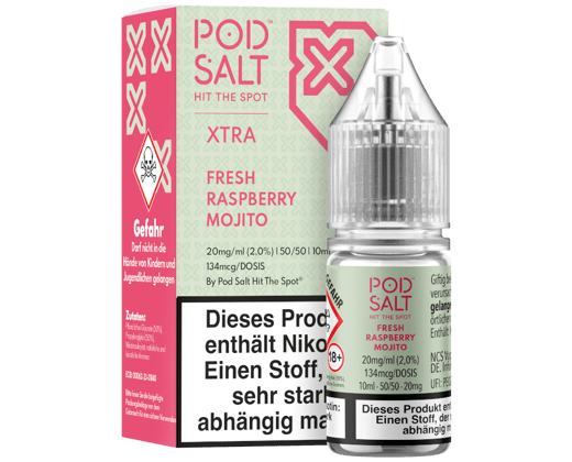 Pod Salt X - Fresh Rasperry Mojito - Nikotinsalz Liquid 20 mg/ml