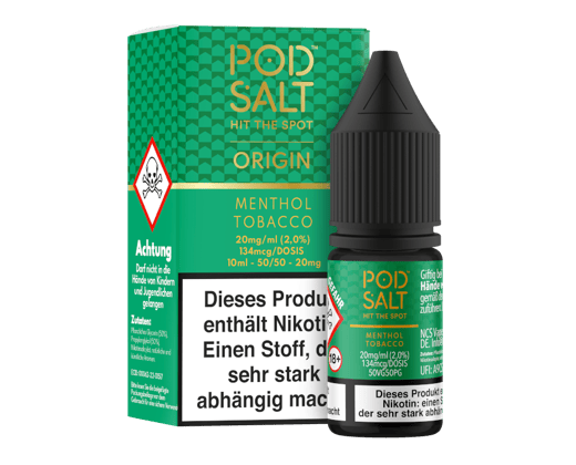 Pod Salt Origin - Menthol Tobacco - Nikotinsalz Liquid 20 mg/ml