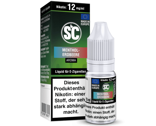 SC Liquid - Menthol-Erdbeere 12 mg/ml