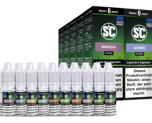 SC Liquid - Fruit Probierbox 6 mg/ml