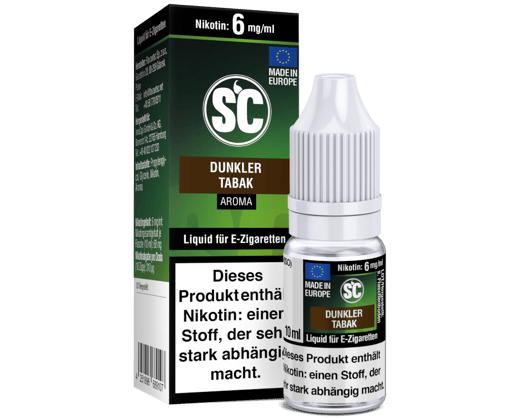 SC Liquid - Dunkler Tabak 6 mg/ml