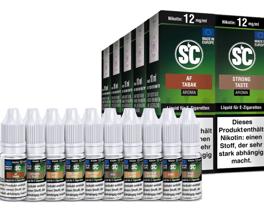 SC Liquid - Tobacco Probierbox 12 mg/ml