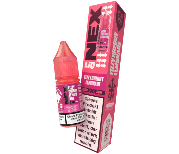 Pod Salt - NexLiq - Fizzy Cherry Lemonade - Nikotinsalz Liquid 10 mg/ml