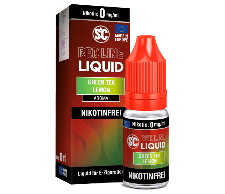 SC - Red Line Nikotin - Green Tea Lemon 0 mg/ml