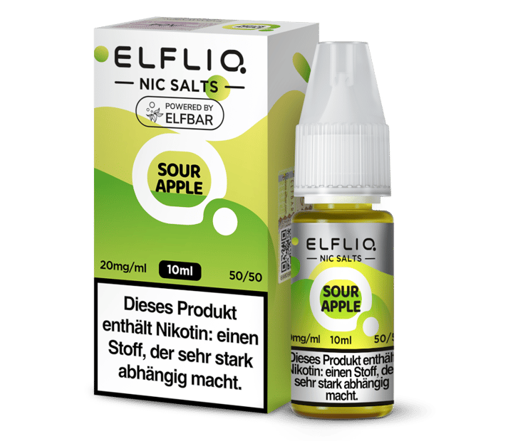 ELFLIQ - Sour Apple - Nikotinsalz Liquid 20 mg/ml
