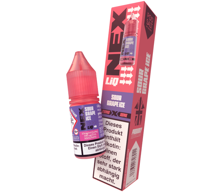 Pod Salt - NexLiq - Sour Grape Ice - Nikotinsalz Liquid 20 mg/ml