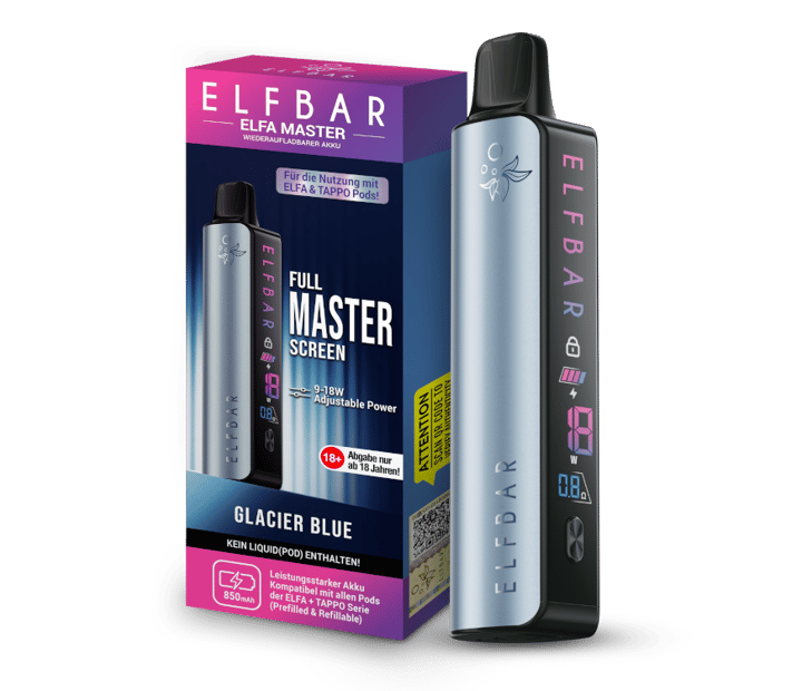 Elfbar - Elfa Master Akku 850 mAh Glacier Blue