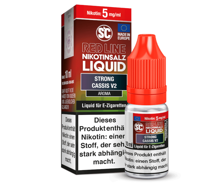 SC - Red Line - Strong Cassis V2 - Nikotinsalz Liquid 5 mg/ml