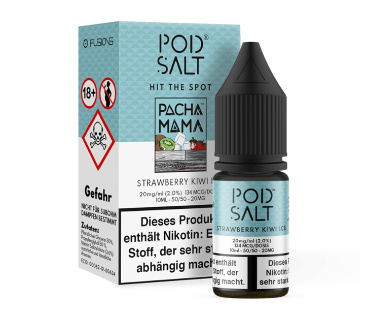 Pod Salt Fusion - Strawberry Kiwi Ice - Nikotinsalz Liquid 20 mg/ml