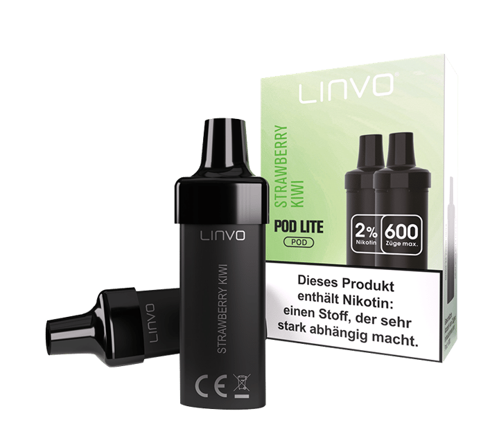 Linvo - Pod Lite Cartridge Strawberry Kiwi 20 mg/ml (2 Stück pro Packung)