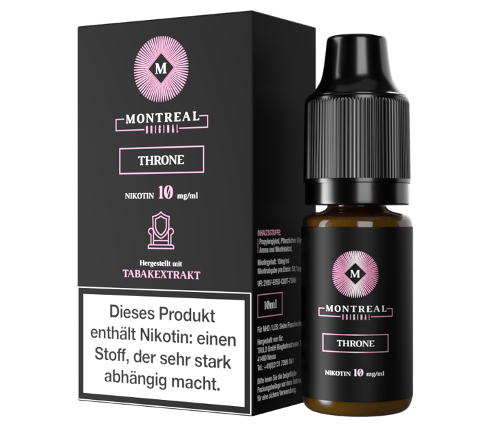 Montreal Original - Throne - Nikotinsalz Liquid 10 mg/ml