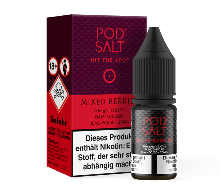 Pod Salt - Mixed Berries - Nikotinsalz Liquid 20 mg/ml
