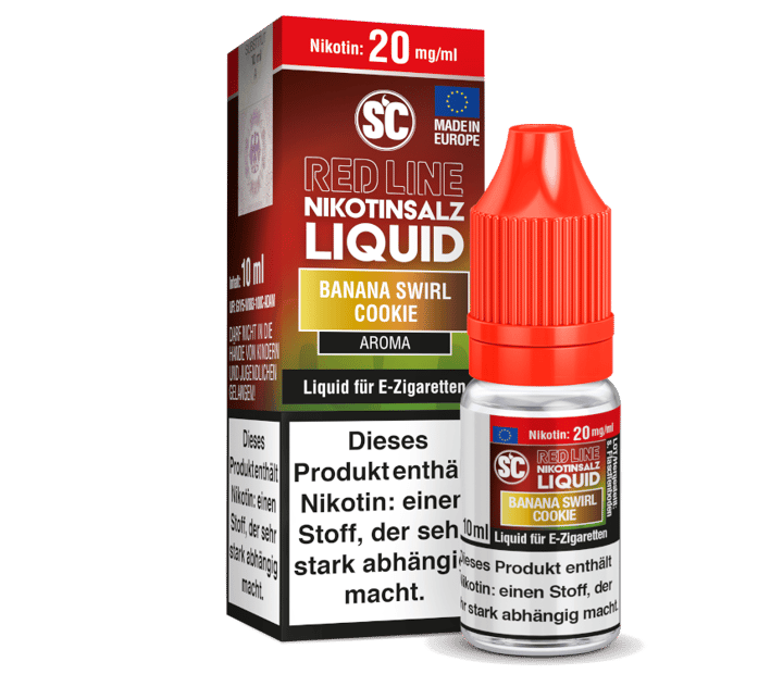 SC - Red Line - Banana Swirl Cookie - Nikotinsalz Liquid 20 mg/ml