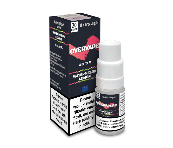 Overvape - Watermelon Lemon - Nikotinsalz Liquid 20 mg/ml