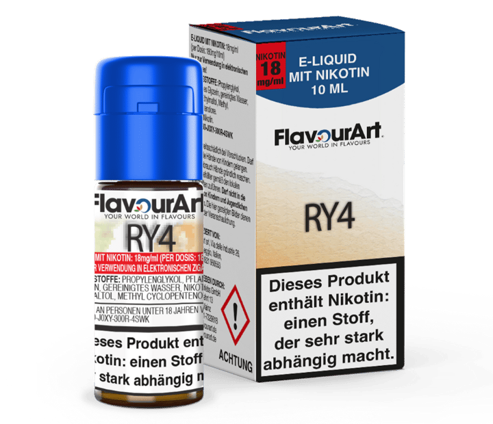 FlavourArt - RY4 E-Zigaretten Liquid 18 mg/ml