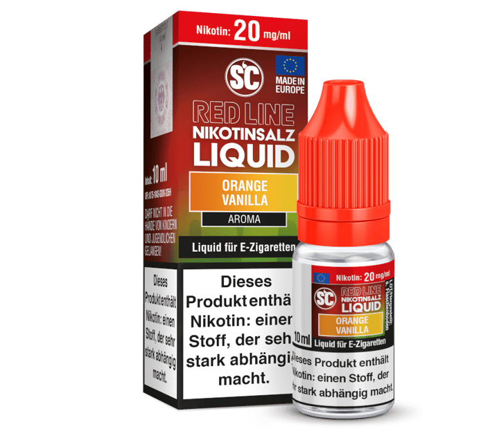 SC - Red Line - Orange Vanilla - Nikotinsalz Liquid 20 mg/ml