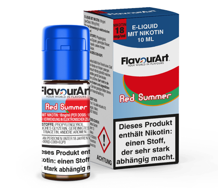 FlavourArt - Red Summer E-Zigaretten Liquid 18 mg/ml