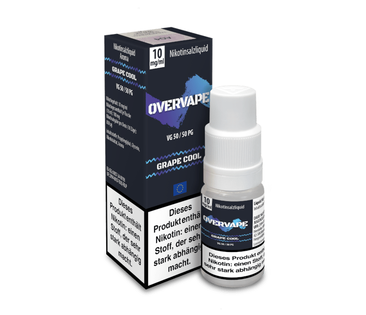 Overvape - Grape Cool - Nikotinsalz Liquid 10 mg/ml