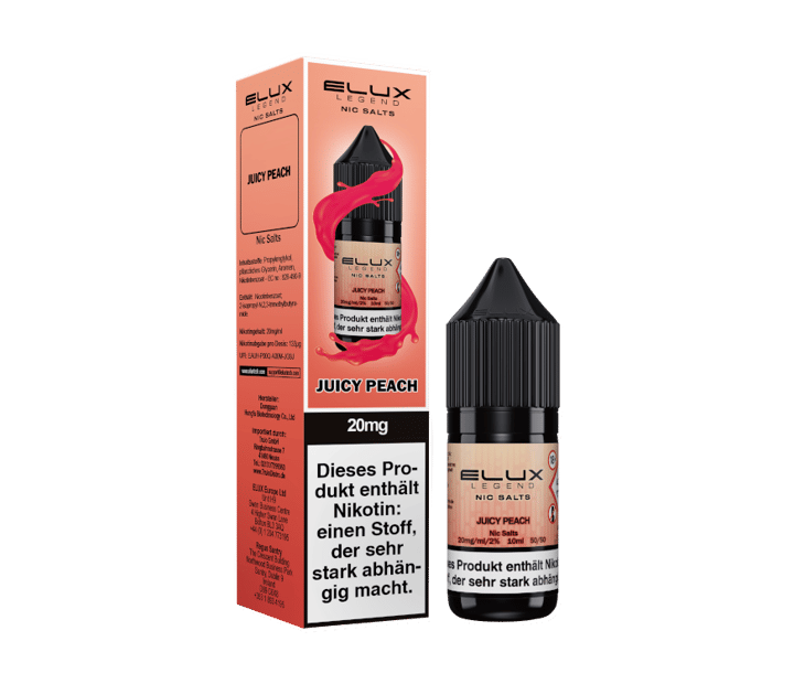 Elux - Juicy Peach - Nikotinsalz Liquid 20 mg/ml