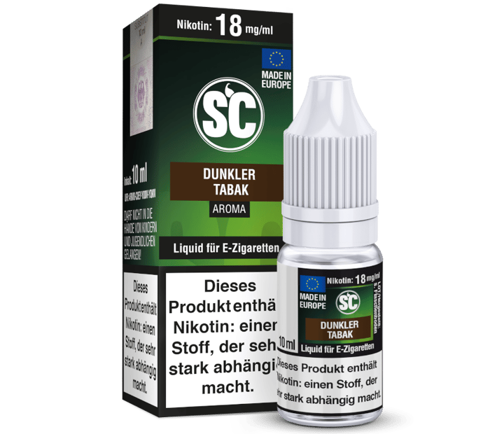SC Liquid - Dunkler Tabak 18 mg/ml