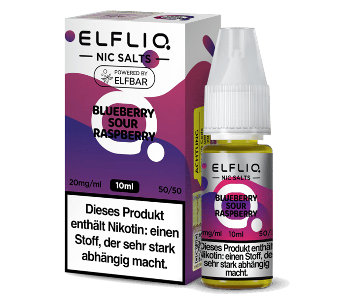 ELFLIQ - Blueberry Sour Raspberry - Nikotinsalz Liquid 20 mg/ml