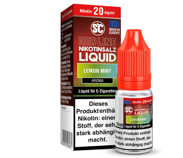 SC - Red Line - Lemon Mint - Nikotinsalz Liquid 20 mg/ml
