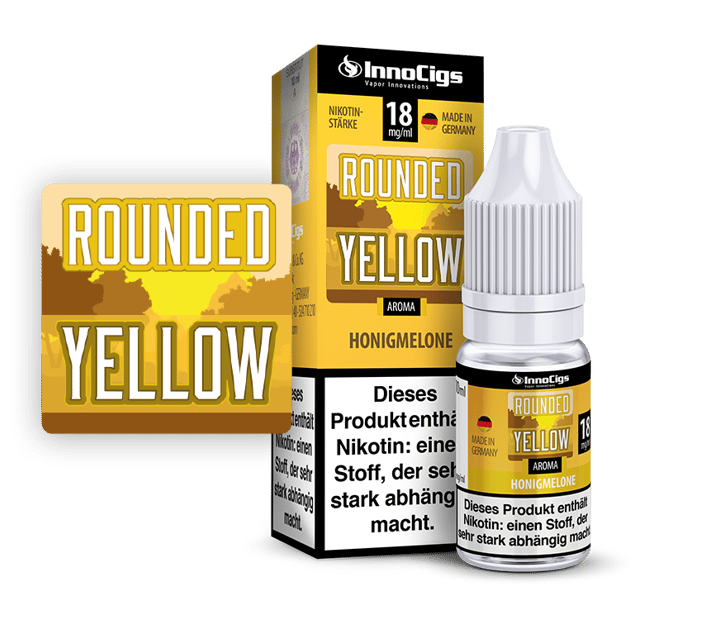 InnoCigs - Rounded Yellow Honigmelone Aroma 3 mg/ml