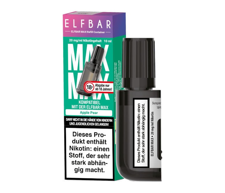 Elfbar - Max Refill Container - Apple Pear 20 mg/ml