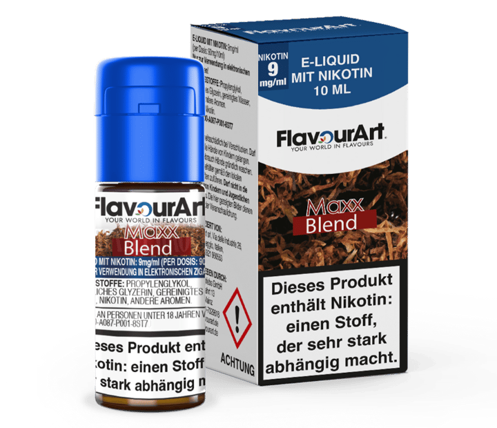 FlavourArt - Maxx-Blend E-Zigaretten Liquid 9 mg/ml