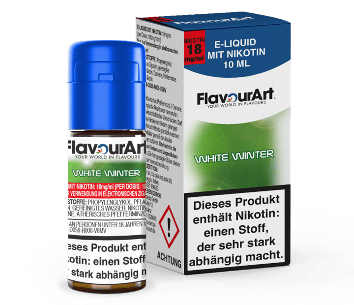 FlavourArt - White Winter E-Zigaretten Liquid 18 mg/ml