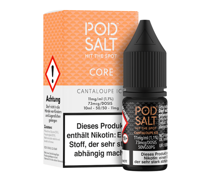 Pod Salt Core - Cantaloupe Ice - Nikotinsalz Liquid 11 mg/ml