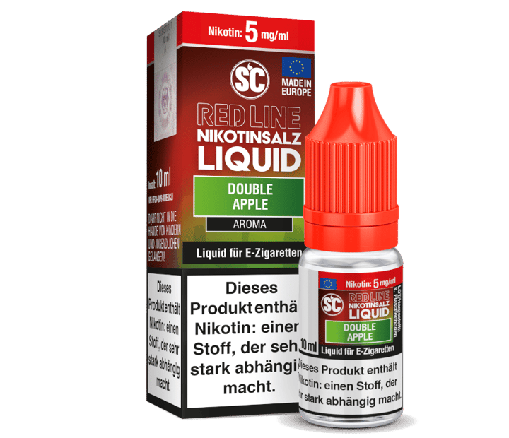 SC - Red Line - Double Apple - Nikotinsalz Liquid 5 mg/ml