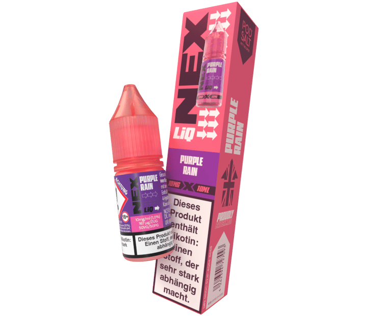 Pod Salt - NexLiq - Purple Rain - Nikotinsalz Liquid 10 mg/ml