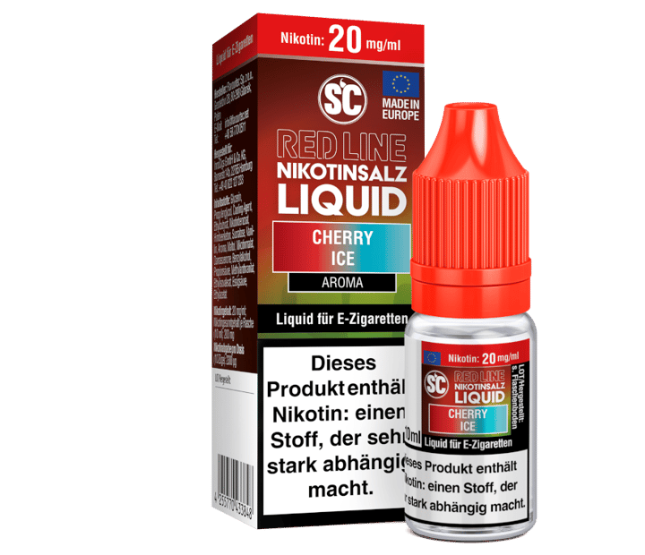 SC - Red Line - Cherry Ice - Nikotinsalz Liquid 20 mg/ml