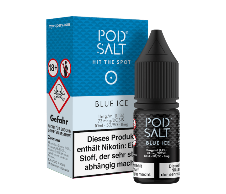 Pod Salt - Blue Ice - Nikotinsalz Liquid 11 mg/ml