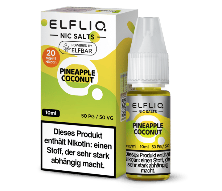 ELFLIQ - Pineapple Coconut - Nikotinsalz Liquid 20 mg/ml