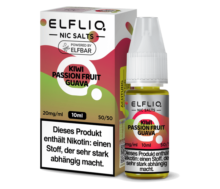 ELFLIQ - Kiwi Passion Fruit Guava - Nikotinsalz Liquid 20 mg/ml