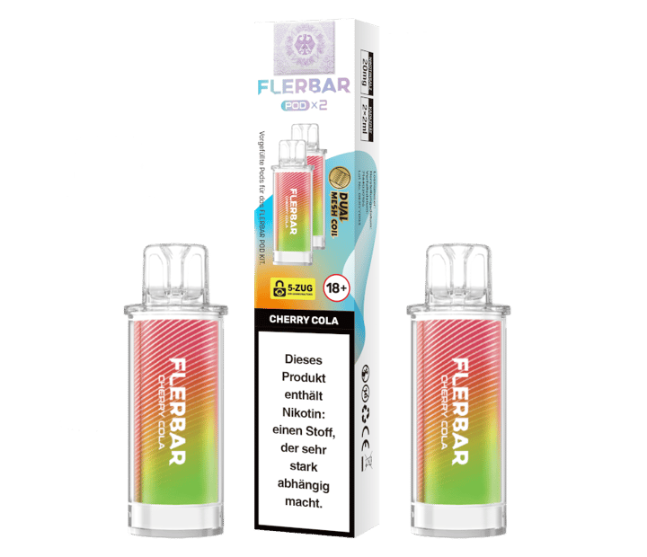 Flerbar - POD Cherry Cola 20 mg/ml (2 Stück pro Packung)