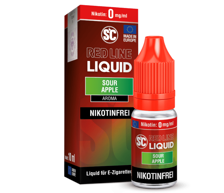 SC - Red Line - Sour Apple - Nikotinsalz Liquid 0 mg/ml