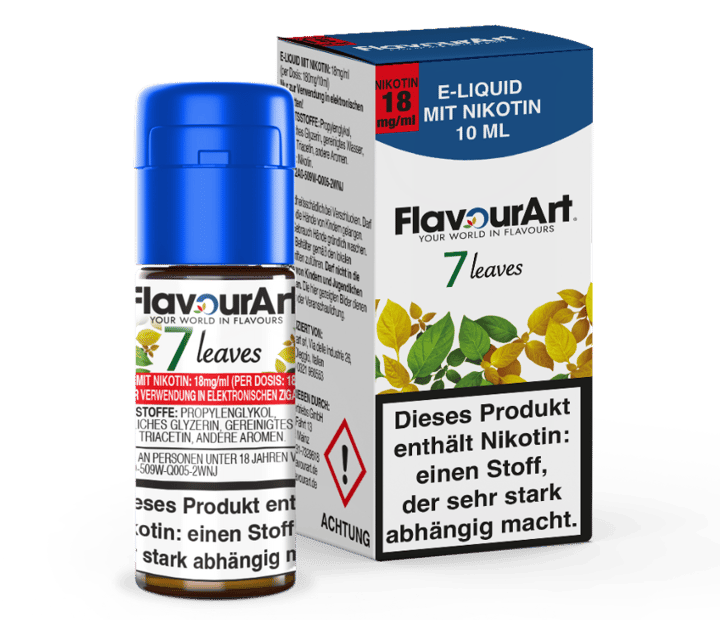FlavourArt - 7 Leaves E-Zigaretten Liquid 18 mg/ml