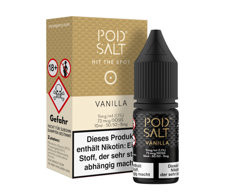 Pod Salt - Vanilla - Nikotinsalz Liquid 11 mg/ml