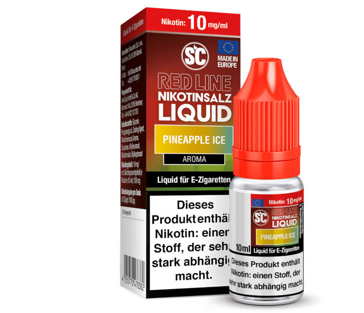 SC - Red Line - Pineapple Ice - Nikotinsalz Liquid 10 mg/ml