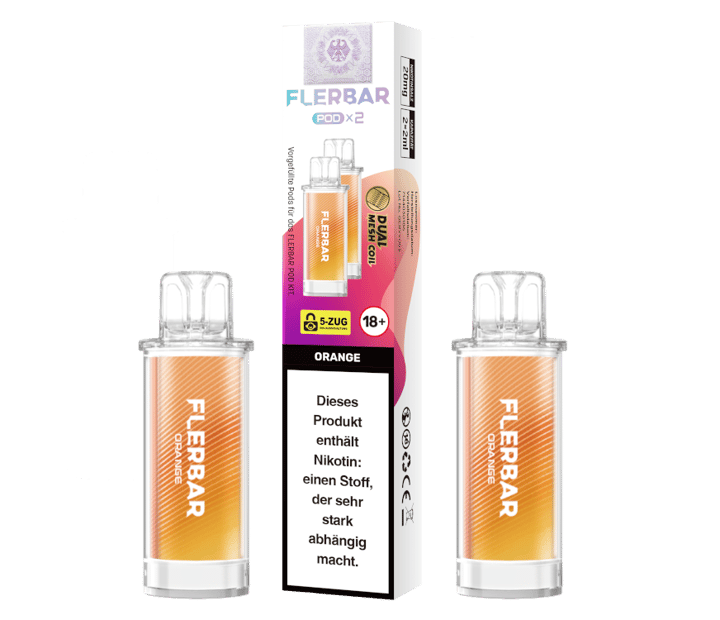 Flerbar - POD Orange 20 mg/ml (2 Stück pro Packung)