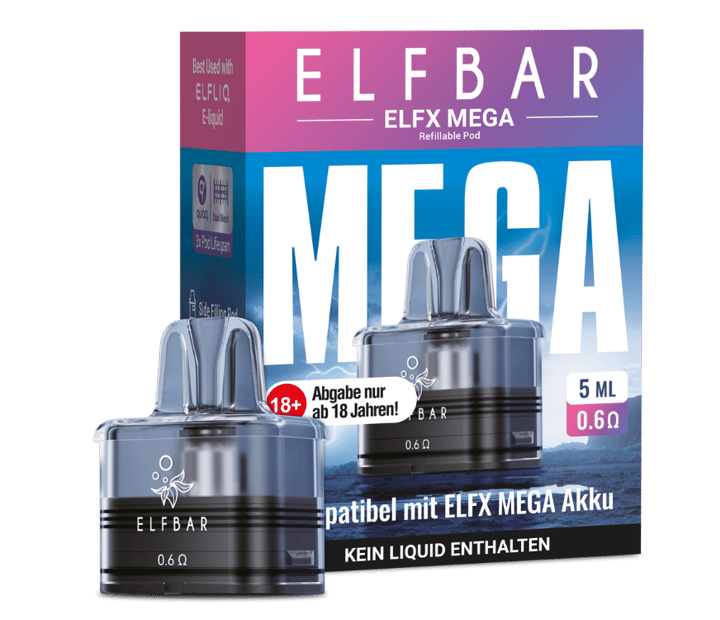 Elfbar - Elfx Mega Pod mit 0,6 Ohm 5 ml