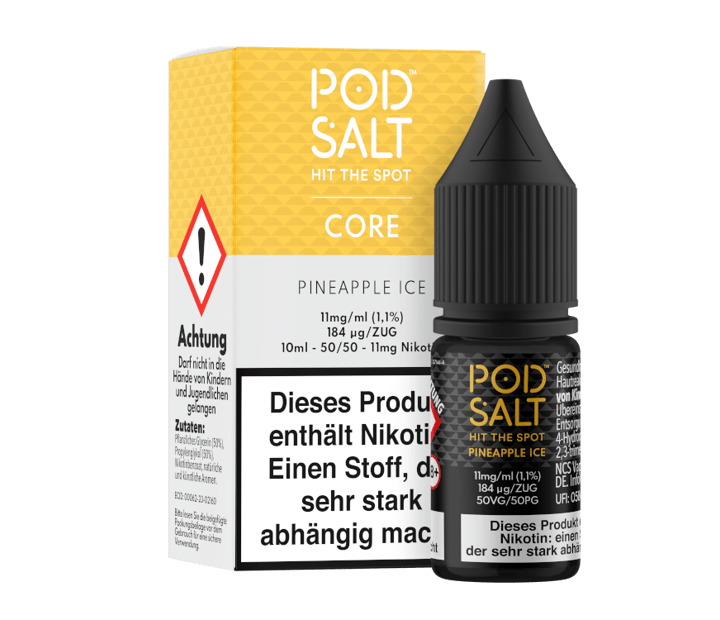 Pod Salt Core - Pineapple Ice - Nikotinsalz Liquid 11 mg/ml