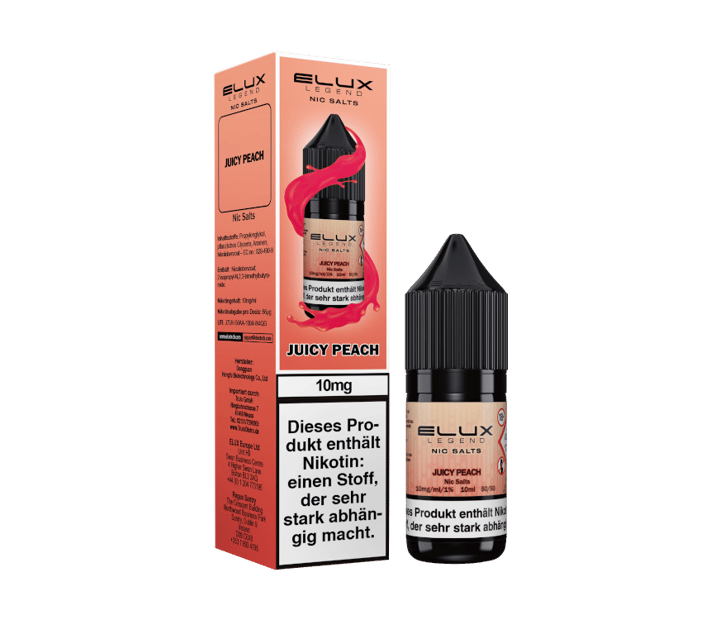 Elux - Juicy Peach - Nikotinsalz Liquid 10 mg/ml