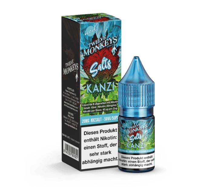 Twelve Monkeys - Iced - Kanzi - Nikotinsalz Liquid 20 mg/ml